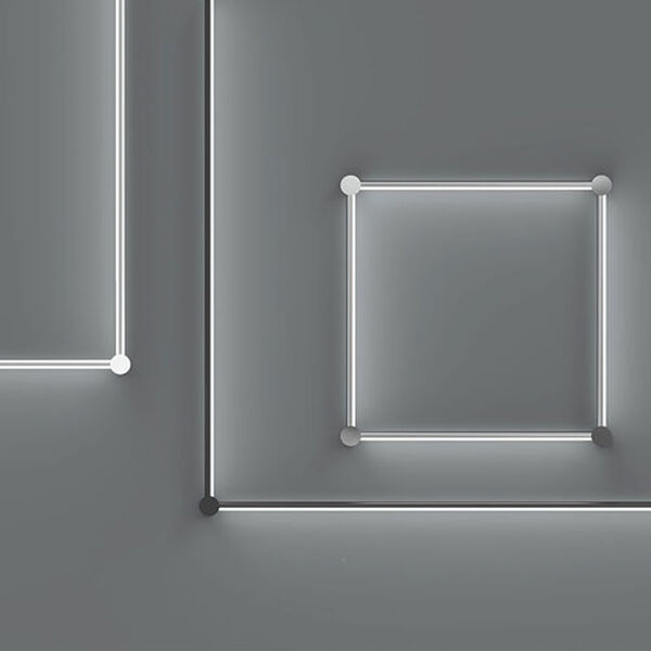 Purolinear 360 Satin Chrome 97-Inch Two-Light Double Linear LED Wall Bar, image 2