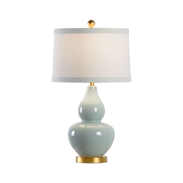 Celadon with Antique Gold One-Light Table Lamp, image 1