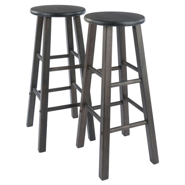 Element Oyster Gray Bar Stool, Set of 2, image 1