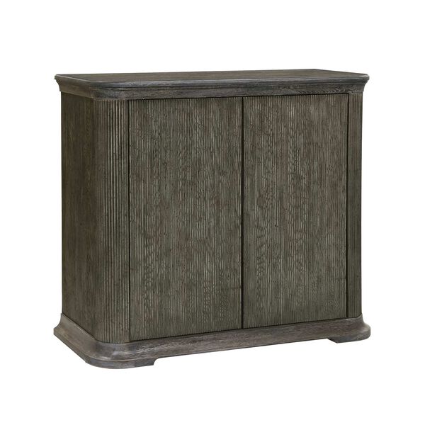 Pulaski Accents Gray Reeded Two Door Accent Chest with Shelves, image 6