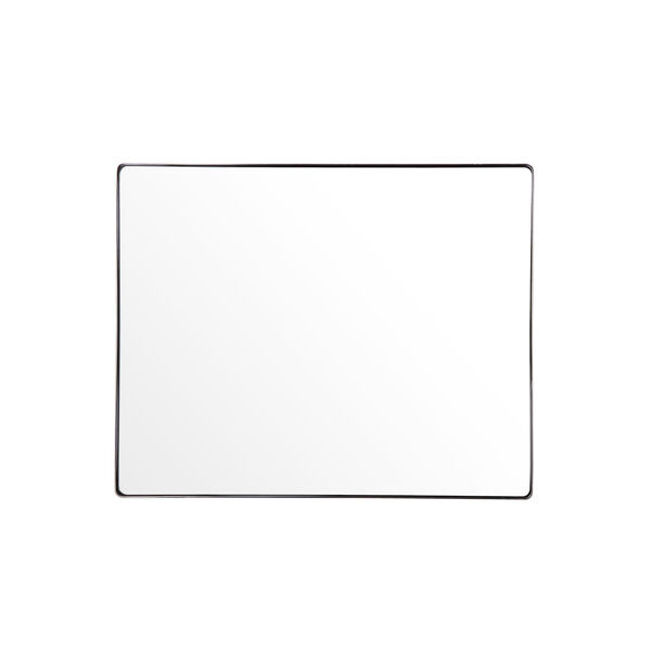 Casa Polished Nickel Rectangular Wall Mirror, image 1