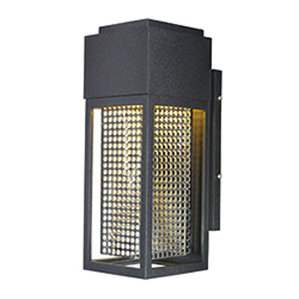 Townhouse Galaxy Black LED One-Light Five-Inch Outdoor Wall Mount, image 1