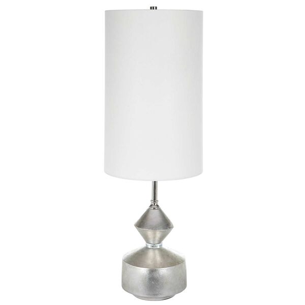 Vial Warm Silver and White Buffet Lamp, image 5