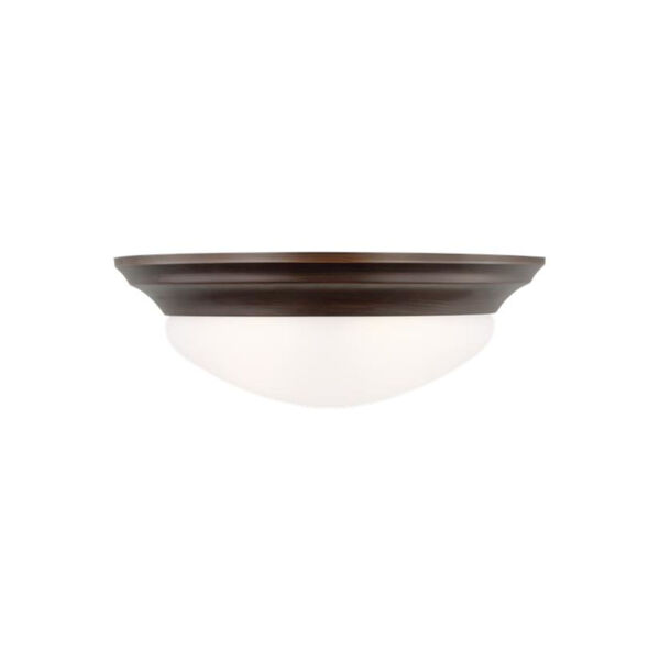 Nash Bronze Two-Light Ceiling Flush Mount without Bulbs, image 2