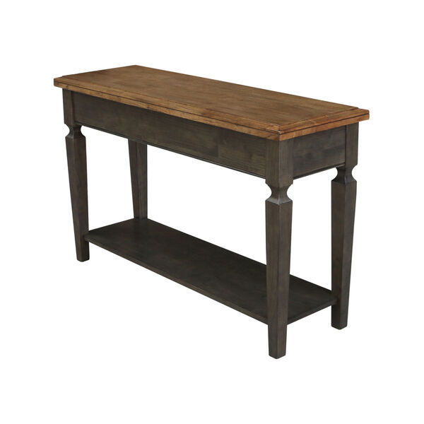 Vista Hickory and Washed Coal Console Table, image 3