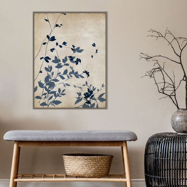 Isabelle Z Gray Indigo Leaves II 23 x 30 Inch Wall Art, image 4