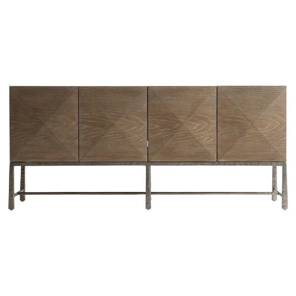 Aventura Marcona Frosted Nickel Entertainment Credenza, image 5