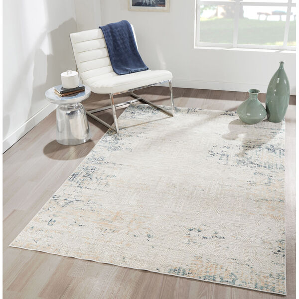 Genevieve Silver Rectangular: 5 Ft. 1 In. x 7 Ft. 7 In. Rug, image 2