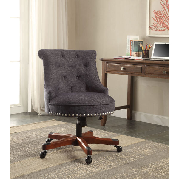 Parker Dark Blue Office Chair, image 2
