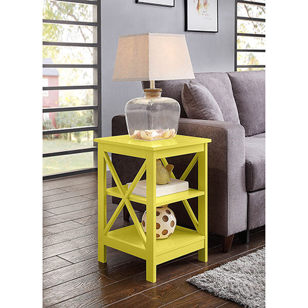Oxford Yellow End Table, image 1