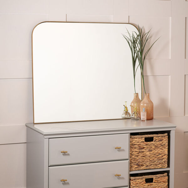 Brendan Gold 34-Inch x 40-Inch Dresser or Wall Mirror, image 1