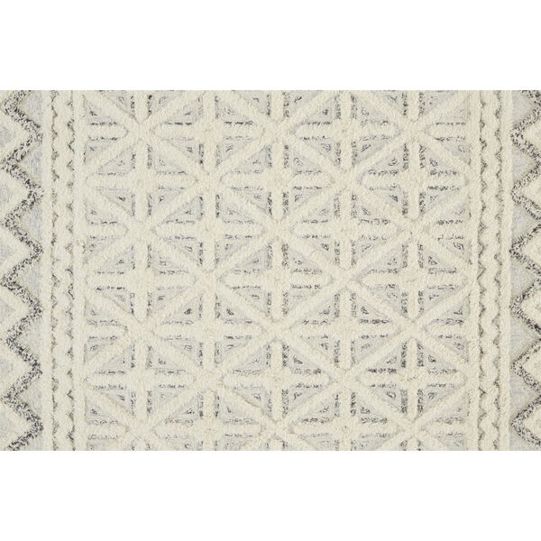 Anica Moroccan Wool Ivory Blue Rectangular: 4 Ft. x 6 Ft. Area Rug, image 5