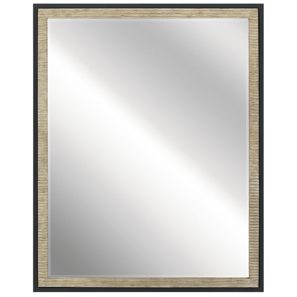 Millwright Distressed Antique Gray 24-Inch Mirror, image 1