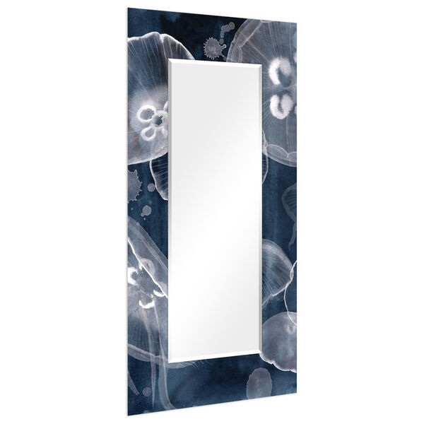 Moon Jellies Black 72 x 36-Inch Rectangular Beveled Floor Mirror, image 2