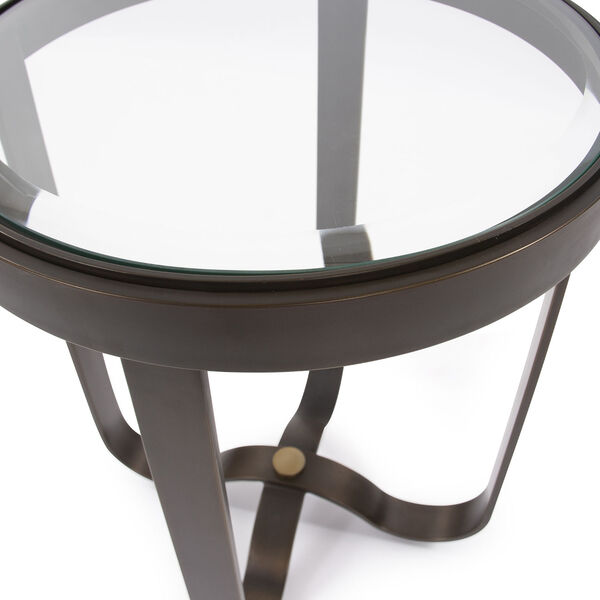 Bronze Round Side Table, image 6