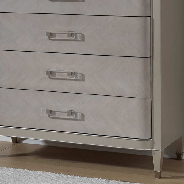 Zoey Silver Six Drawer Chest, image 4