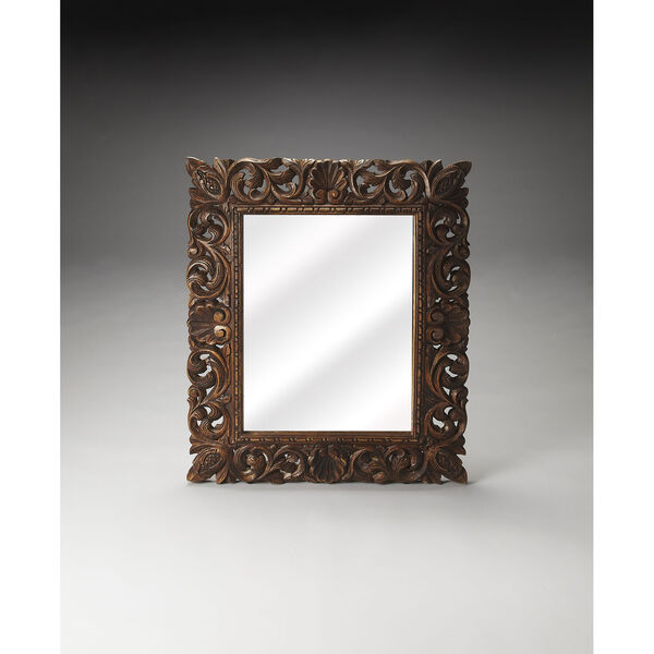 Ferdinand Reclaimed Wood Wall Mirror, image 1
