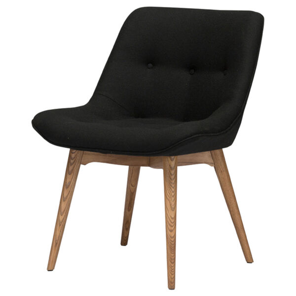 Brie Black and Walnut Dining Chair, image 6