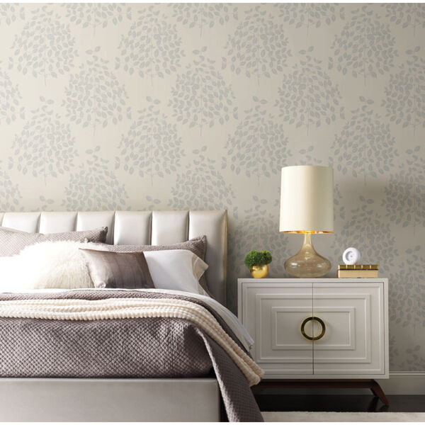 Candice Olson Modern Nature 2nd Edition Cream and Silver Tender Wallpaper, image 5
