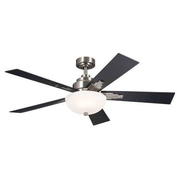 Vinea Brushed Stainless Steel LED 52-Inch Ceiling Fan, image 1