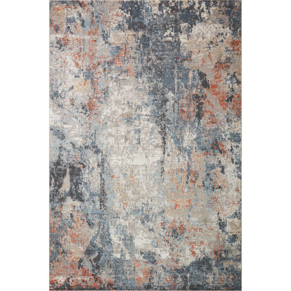 Maeve Silver and Apricot 2 Ft. x 3 Ft. Area Rug, image 1