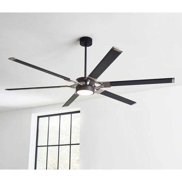 Loft Midnight Black 72-Inch LED Indoor Outdoor Ceiling Fan, image 3