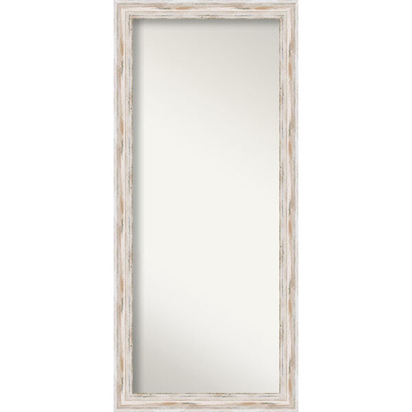 Alexandria 29 x 65-Inch Whitewash Floor Wall Mirror, image 1