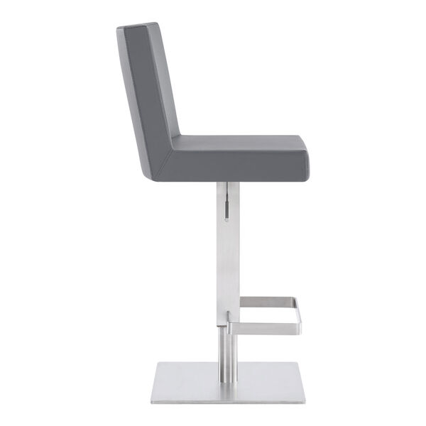 Legacy Gray and Stainless Steel 33-Inch Bar Stool, image 3