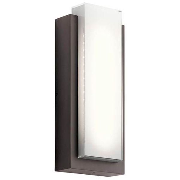 Grayson Architectural Bronze Two-Light Outdoor LED Wall Mount, image 1