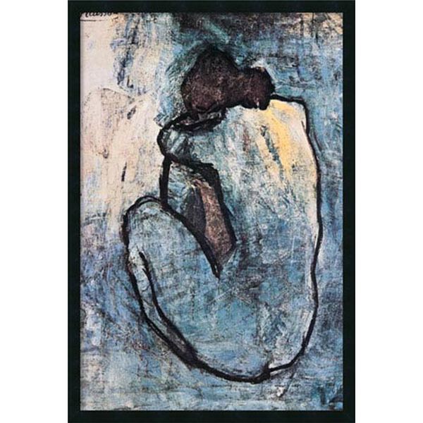 Blue Nude by Pablo Picasso: 25 x 37 Print Reproduction, image 1