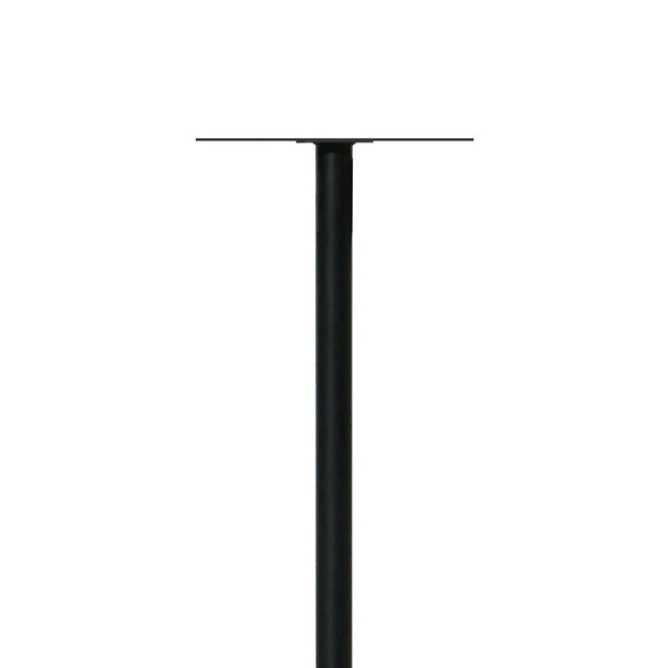 Hanford Black 60-Inch Twin Mounting Plate Mailbox Post, image 1