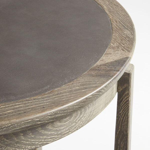 Weathered Oak Ostia Side Table, image 2