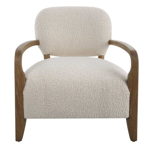 Telluride Natural Shearling Arm Chair, image 1