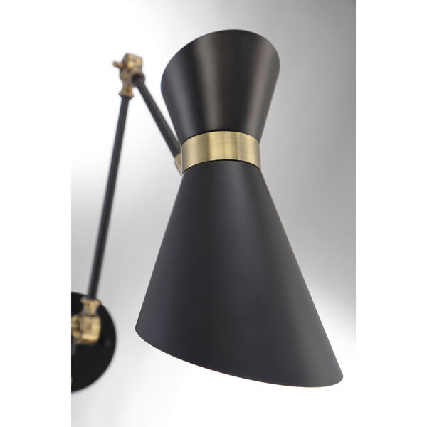 Jared Black One-Light Wall Sconce, image 2
