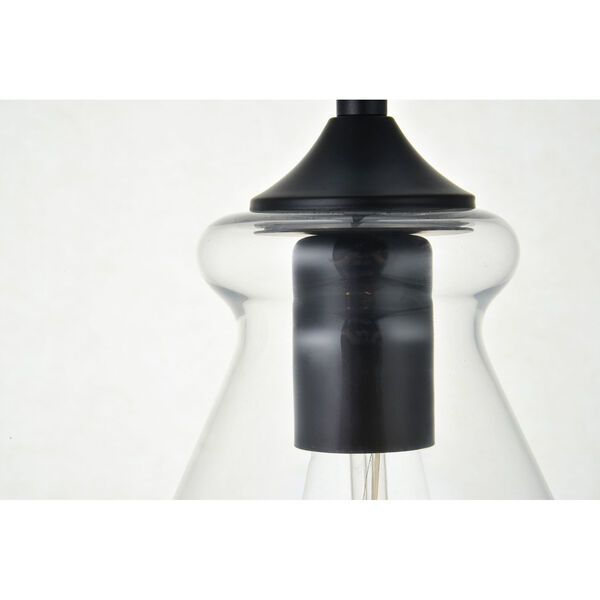 Destry Black Eight-Inch One-Light Mini Pendant, image 4