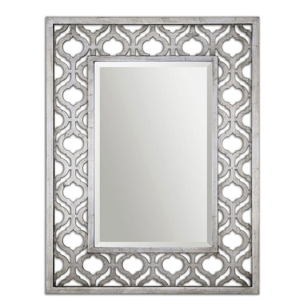 Sorbolo Antiqued Silver Mirror, image 2