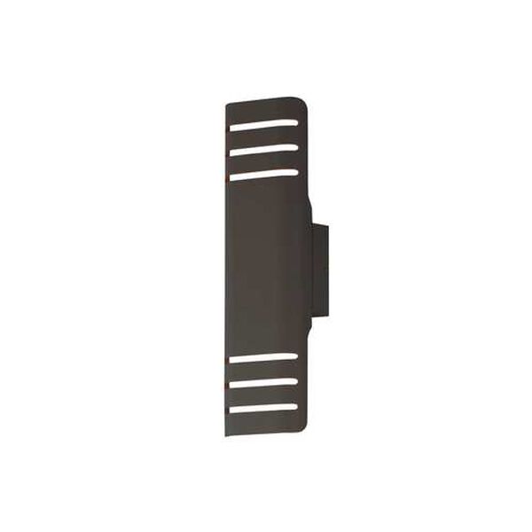 Lightray Architectural Bronze Two-Light LED Outdoor Wall Lamp, image 1