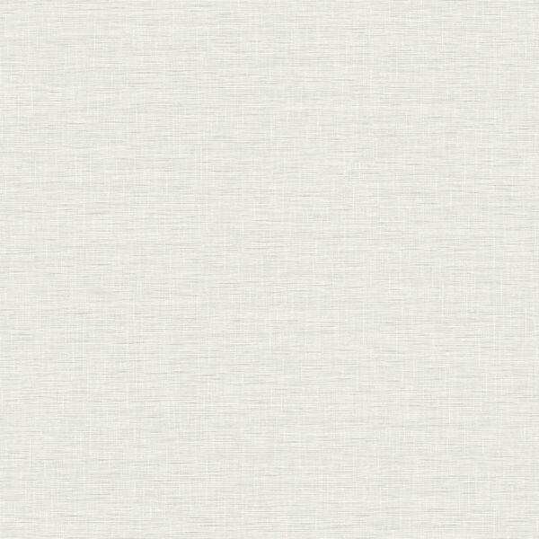 Simply Farmhouse White Silk Linen Weave Wallpaper, image 2