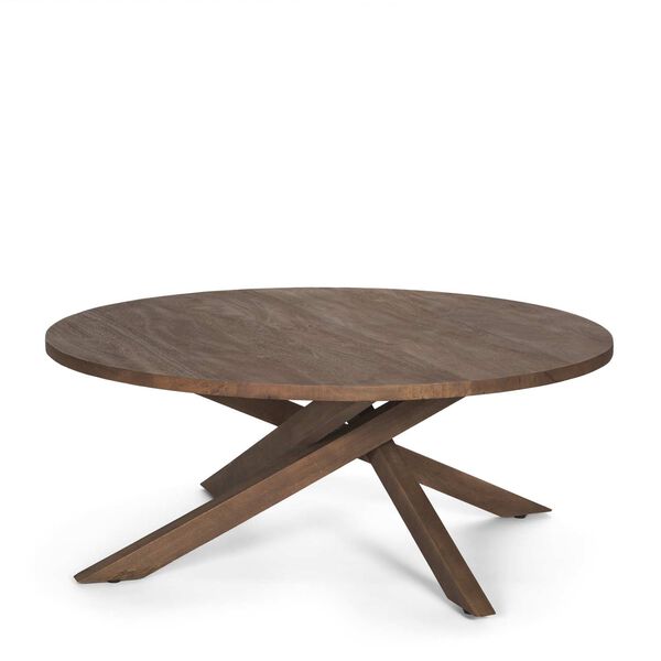 Solana Medium Brown Wood Coffee Table, image 1