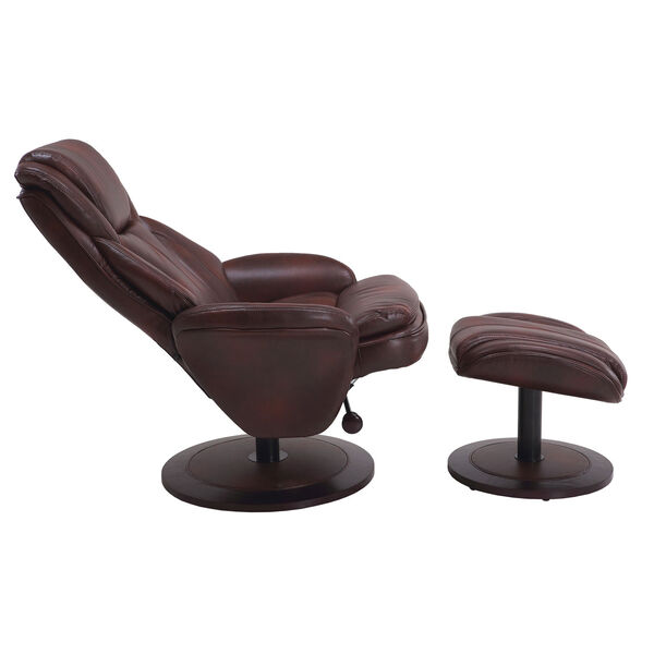 Relax-R Alpine Brown Breathable Air Leather Recliner, image 4