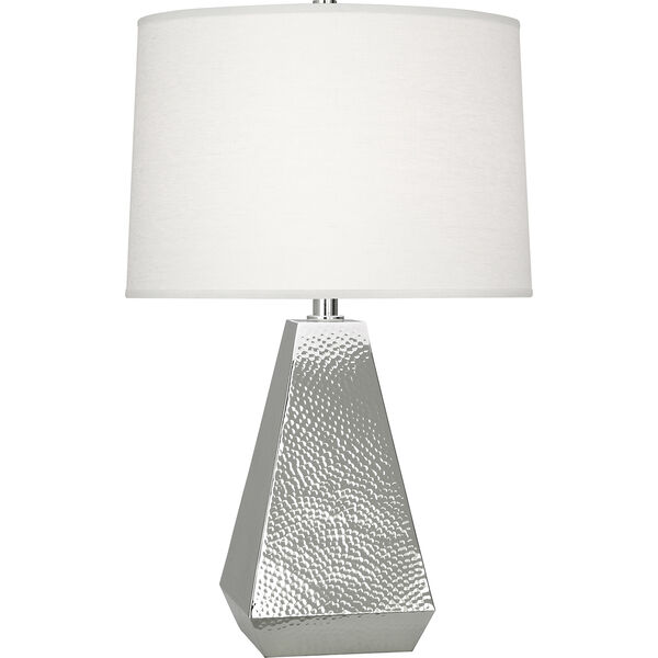 Dal Polished Nickel 25-Inch One-Light Table Lamp, image 1