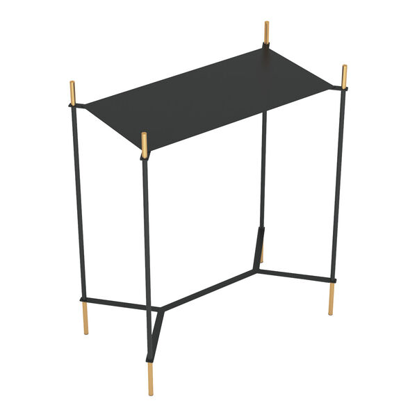 Austin Gold and Black Side Table, image 5