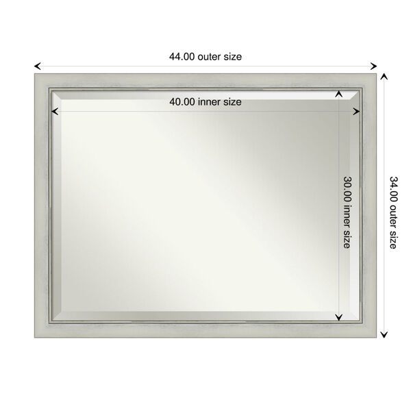 Flair Patina Silver Wall Mirror, image 3
