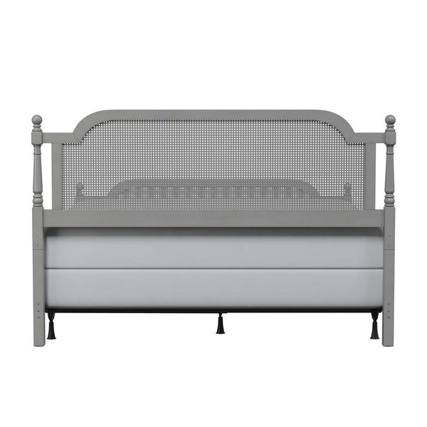Melanie French Gray King Bed, image 6