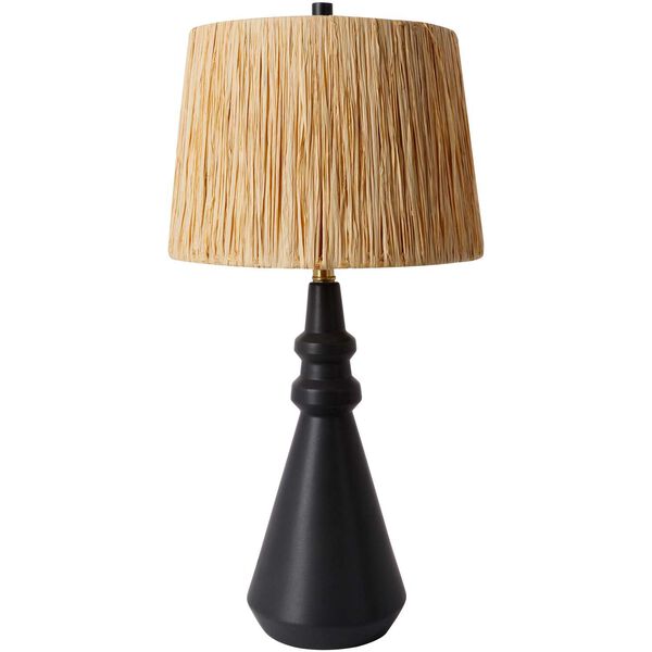 Kuta Black One-Light Table Lamp, image 1