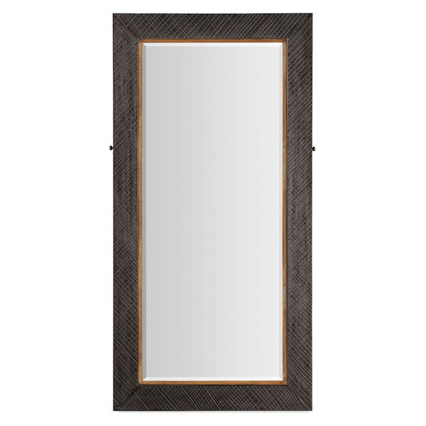 Big Sky Charcoal and Vintage Natural Floor Mirror with Jewelry Storage, image 6