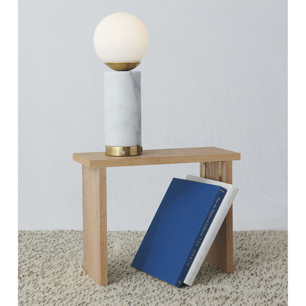 Aspen Brass Integrated LED Table Lamp, image 2