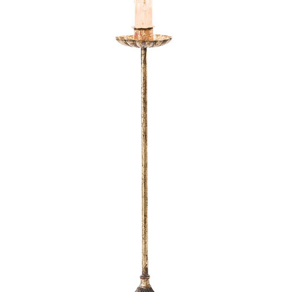 Clove Stem Buffet Antique Gold Leaf One-Light Table Lamp, image 6
