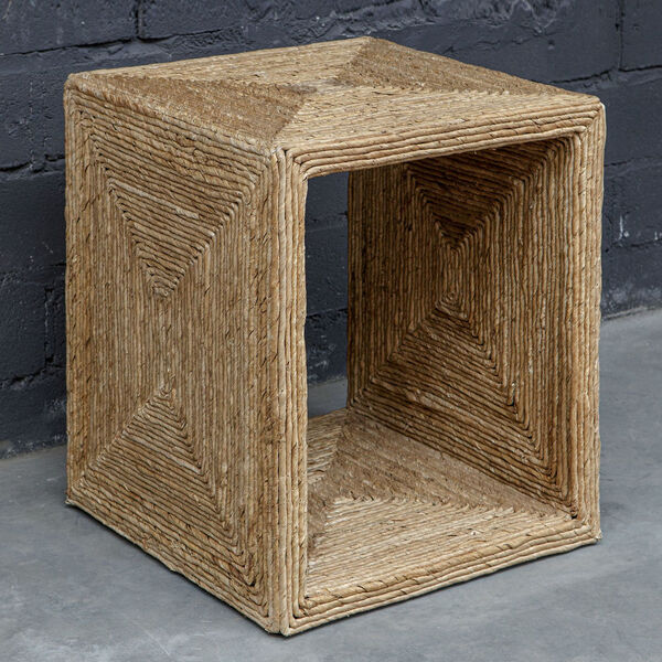 Rora Natural Woven Side Table, image 4
