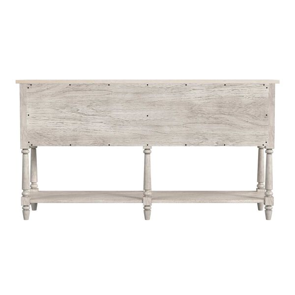 Danielle Rustic Gray 65-Inch W Marble Sideboard, image 5